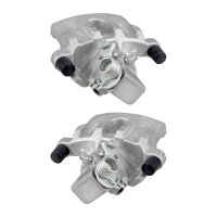 Brake caliper set with parking brake Ø 38 mm alu...