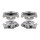 Brake caliper set 1 piston Ø 57 mm grey cast iron A.B.S. for e.g. SAAB 9-3