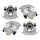 Brake caliper set 1 piston Ø 54 mm grey cast iron A.B.S. for e.g. OPEL ASTRA