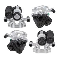 Brake caliper set 1 piston Ø 38 mm grey cast iron...