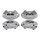 Brake caliper set 4 pistons Ø 42 mm aluminium A.B.S. for AUDI A6 and others