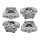 Brake caliper set 2 pistons Ø 42 mm aluminium A.B.S. for MERCEDES-BENZ S-CLASS