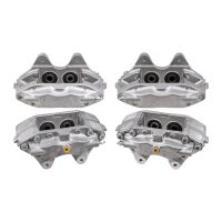 Brake caliper set 4 pistons Ø 28 mm aluminium...