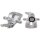 Brake caliper set with parking brake Ø 41 mm alu A.B.S. for e.g. SEAT LEON