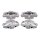 Brake caliper set 1 piston Ø 60 mm aluminium A.B.S. for BMW 7 Series and others
