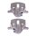 Brake caliper set 1 piston Ø 57 mm A.B.S. for e.g. PEUGEOT EXPERT
