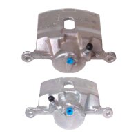 Brake caliper set 1 piston axial Ø 57 mm grey cast...
