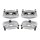 Brake caliper set 2 pistons axial moving Ø 43 mm A.B.S. for e.g. AUDI A6