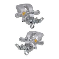 Brake caliper set with parking brake Ø 38 mm alu...