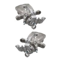 Brake caliper set with parking brake Ø 36 mm alu...