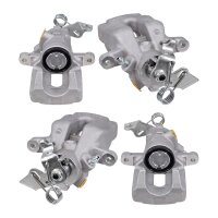 Brake caliper set with parking brake Ø 38 mm alu...