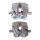 Brake caliper set 2 pistons Ø 40 mm grey cast iron A.B.S. for e.g. VOLVO 740