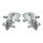 Brake caliper set with parking brake Ø 38 mm alu A.B.S. for e.g. CITROËN C8