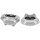 Brake caliper set 2 pistons Ø 38 mm grey cast iron A.B.S. for e.g. VOLVO 240
