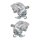 Brake caliper set with parking brake Ø 34 mm alu A.B.S. for e.g. KIA VENGA