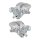 Brake caliper set with locking Ø 41 mm aluminium A.B.S. for e.g. OPEL INSIGNIA