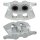 Brake caliper set 2 pistons Ø 42 mm grey cast iron A.B.S. for e.g. SAAB 9-5