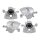 Bremssättel-Set 1 Kolben Ø 54 mm Grauguss A.B.S. für u.a. MINI CLUBMAN