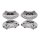 Brake caliper set 4 pistons Ø 42 mm aluminium A.B.S. for AUDI Q5 and others
