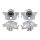 Brake caliper set 1 piston Ø 54 mm grey cast iron A.B.S. for e.g. RENAULT KANGOO