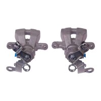 Brake caliper set with parking brake Ø 38 mm alu...