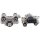 Brake caliper set with locking Ø 30 mm aluminium A.B.S. for e.g. RENAULT CLIO