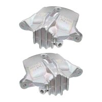 Brake caliper set 1 piston Ø 54 mm grey cast iron...