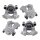 Brake caliper set 1 piston Ø 54 mm grey cast iron A.B.S. for e.g. BMW 1 Series
