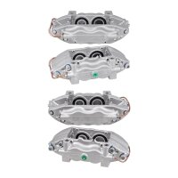 Bremssättel-Set 4 Kolben Ø 38 mm Aluminium...