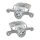Bremssättel-Set 1 Kolben axial bewegend Ø 42 mm A.B.S. für MAZDA 626