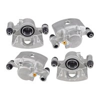 Brake caliper set 1 piston Ø 57 mm grey cast iron...
