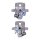 Brake caliper set with parking brake Ø 30 mm A.B.S. for e.g. ROVER 200