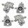 Brake caliper set with parking brake Ø 30 mm A.B.S. for e.g. HONDA JAZZ