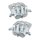 Brake caliper set 2 pistons Ø 38 mm grey cast iron A.B.S. for e.g. HONDA ACCORD