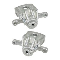 Brake caliper set 1 piston axial Ø 34 mm grey cast...