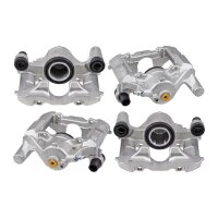 Brake caliper set 1 piston Ø 43 mm grey cast iron...
