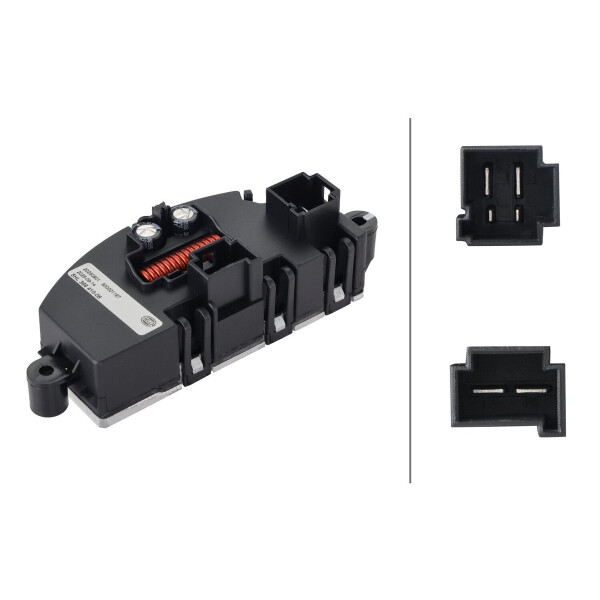 Interior Blower Regulator 12 V 6-pin HELLA for MERCEDES-BENZ S-CLASS and others