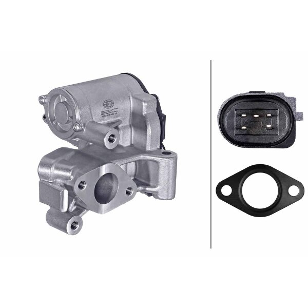 Egr Valve electric 5-pin HELLA suitable for e.g. RENAULT MASTER