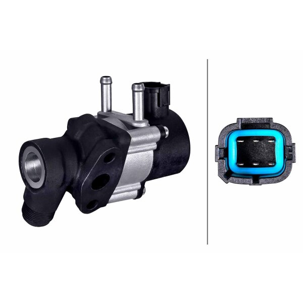 AGR-Ventil elektrisch 6-polig HELLA passend für u.a. NISSAN ALMERA