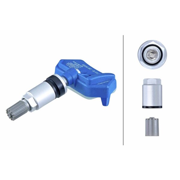 Wheel Sensor Tire Pressure Monitoring System 4.5 Nm HELLA for JEEP GLADIATOR