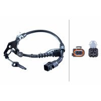 Sensor Raddrehzahl 2-polig Hallsensor 570 mm Kabel HELLA...