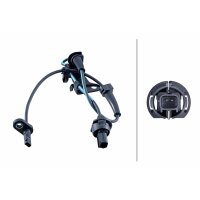 Sensor Raddrehzahl 2-polig Hallsensor 621 mm Kabel HELLA...