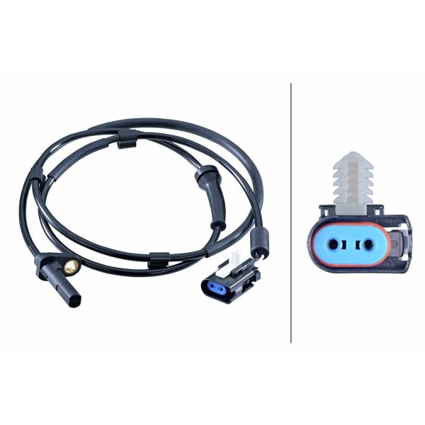 Wheel Speed Sensor 2-pole Hall sensor 1,150 mm cable HELLA for FORD TRANSIT and others