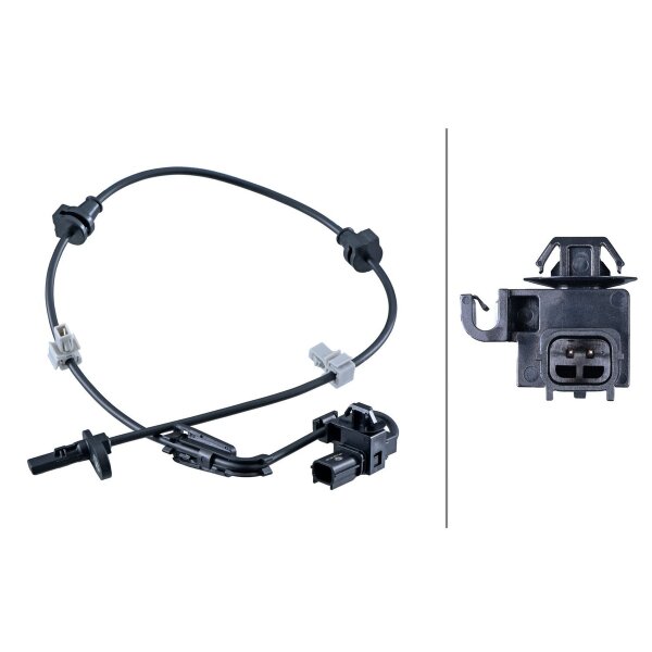 Wheel Speed Sensor 2-pole Hall sensor 713 mm cable HELLA for e.g. HONDA CIVIC