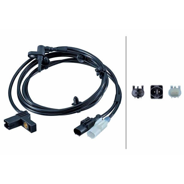 Wheel Speed Sensor 2-pole Hall sensor 1,260 mm cable HELLA for MB VITO and others