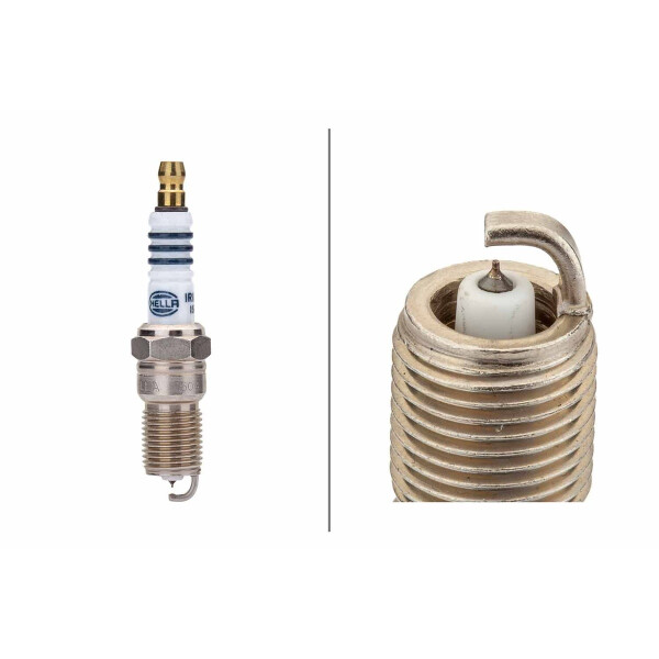 Zündkerze mit Flachdichtsitz M12X1,25 20 Nm HELLA für u.a. OPEL KARL