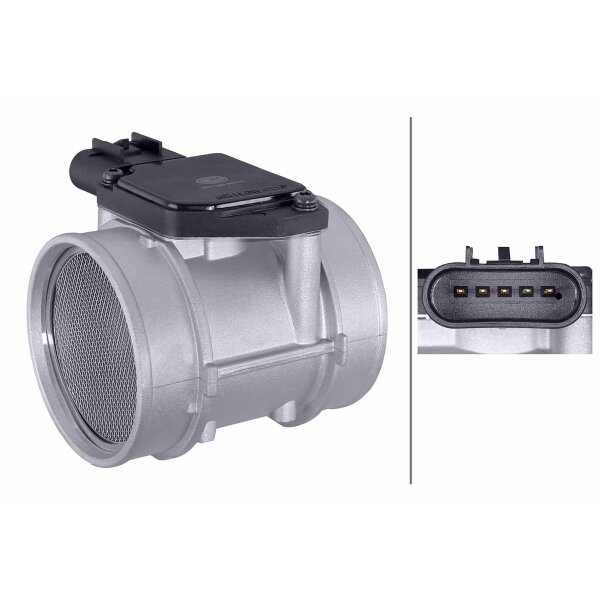 Luftmassenmesser Rohrstutzen 5-polig HELLA für u.a. OPEL VECTRA