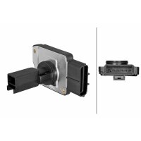 Mass Air Flow Sensor screwed 4-pole HELLA for e.g. FORD...