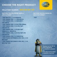 Innenraumgebläse 12 V 100 W 2-polig HELLA passend für u.a. FIAT PANDA