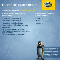 Innenraumgebläse 12 V 200 W 2-polig HELLA für u.a. OPEL INSIGNIA